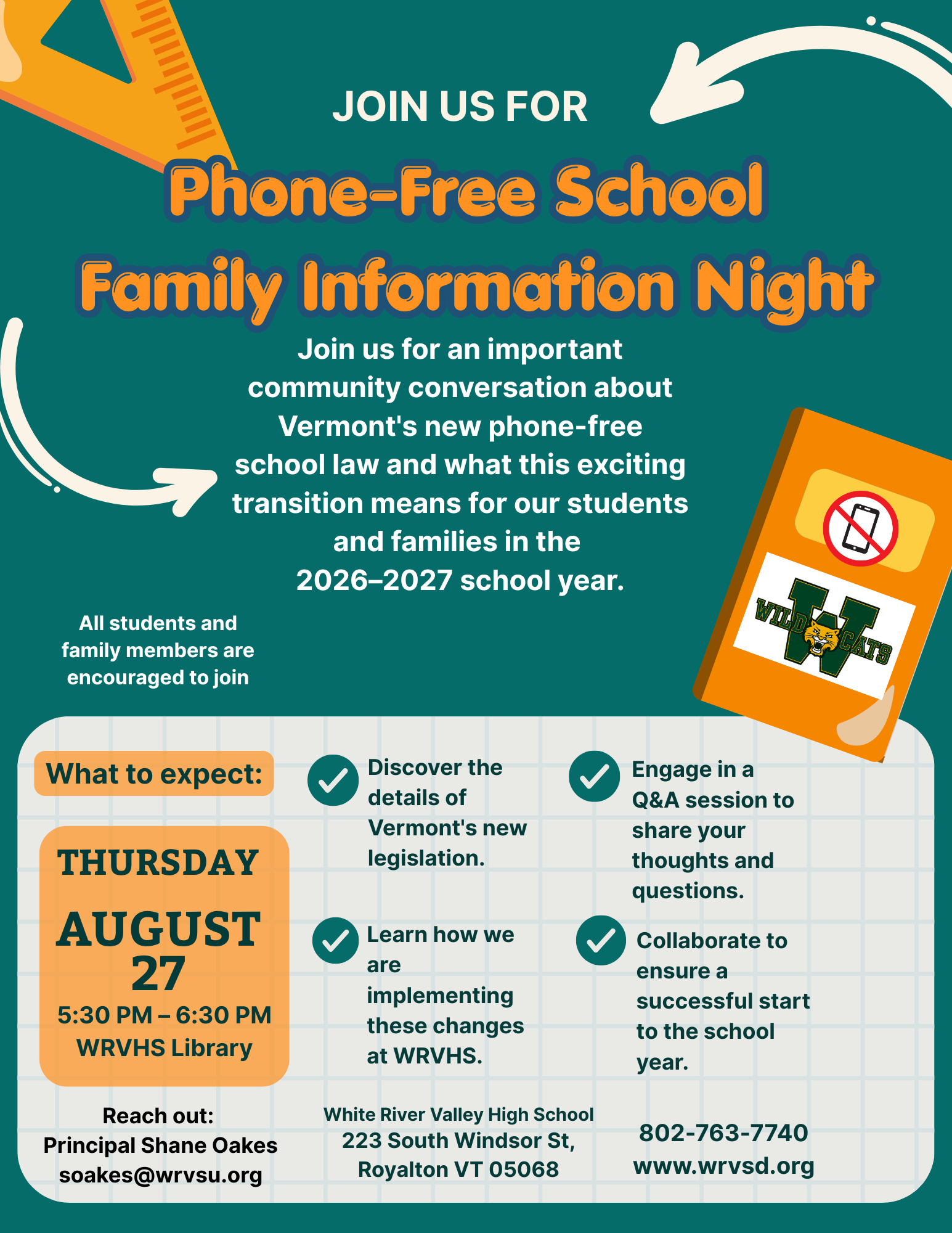 Phone-free Info night